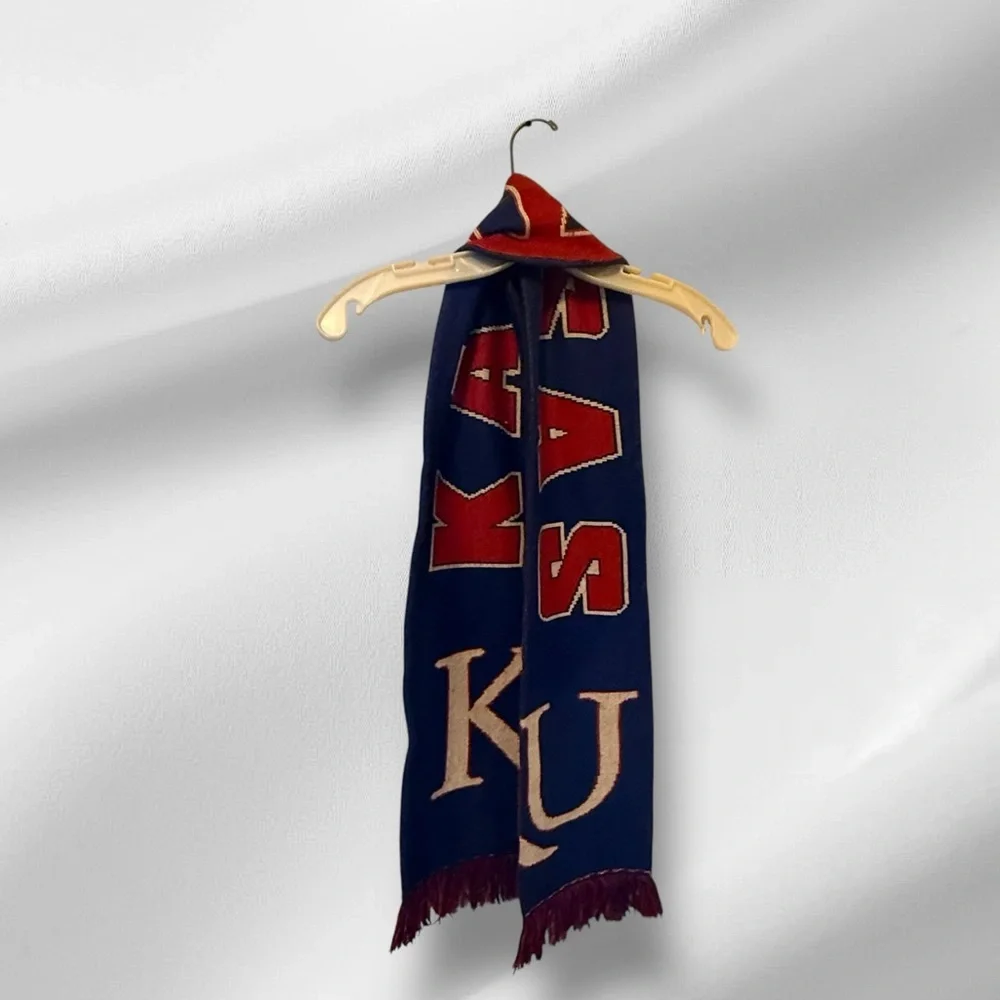 Adidas KU Kansas‎ Jayhawks Thick Sweater Scarf